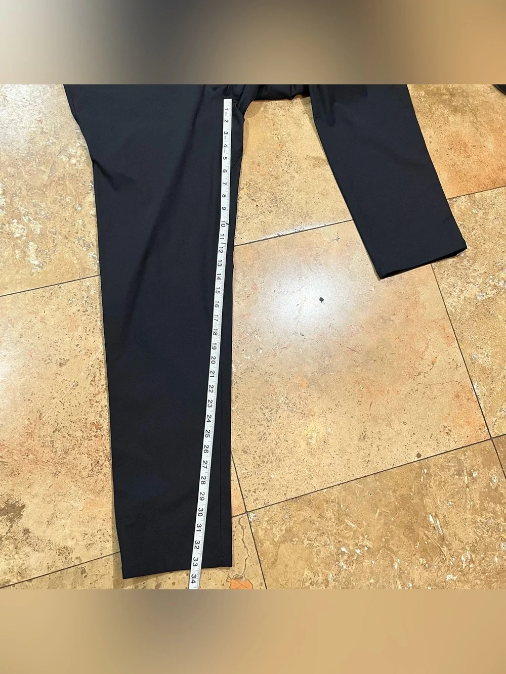 Lululemon Men’s ABC Commission Warpstreme Performance Chino Pants Black Size 34